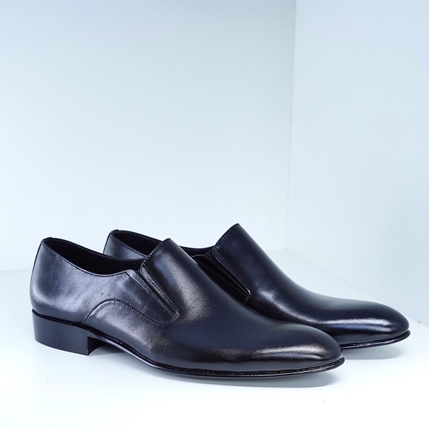 One cut - BLK (handmade leather shoes)