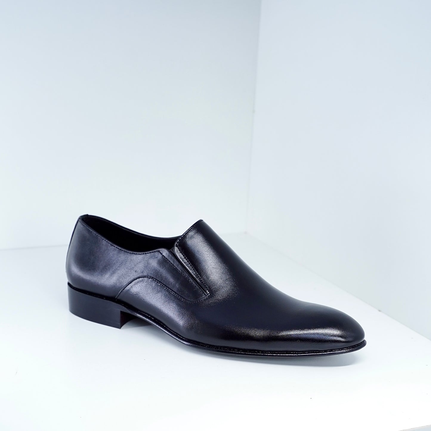 One cut - BLK (handmade leather shoes)