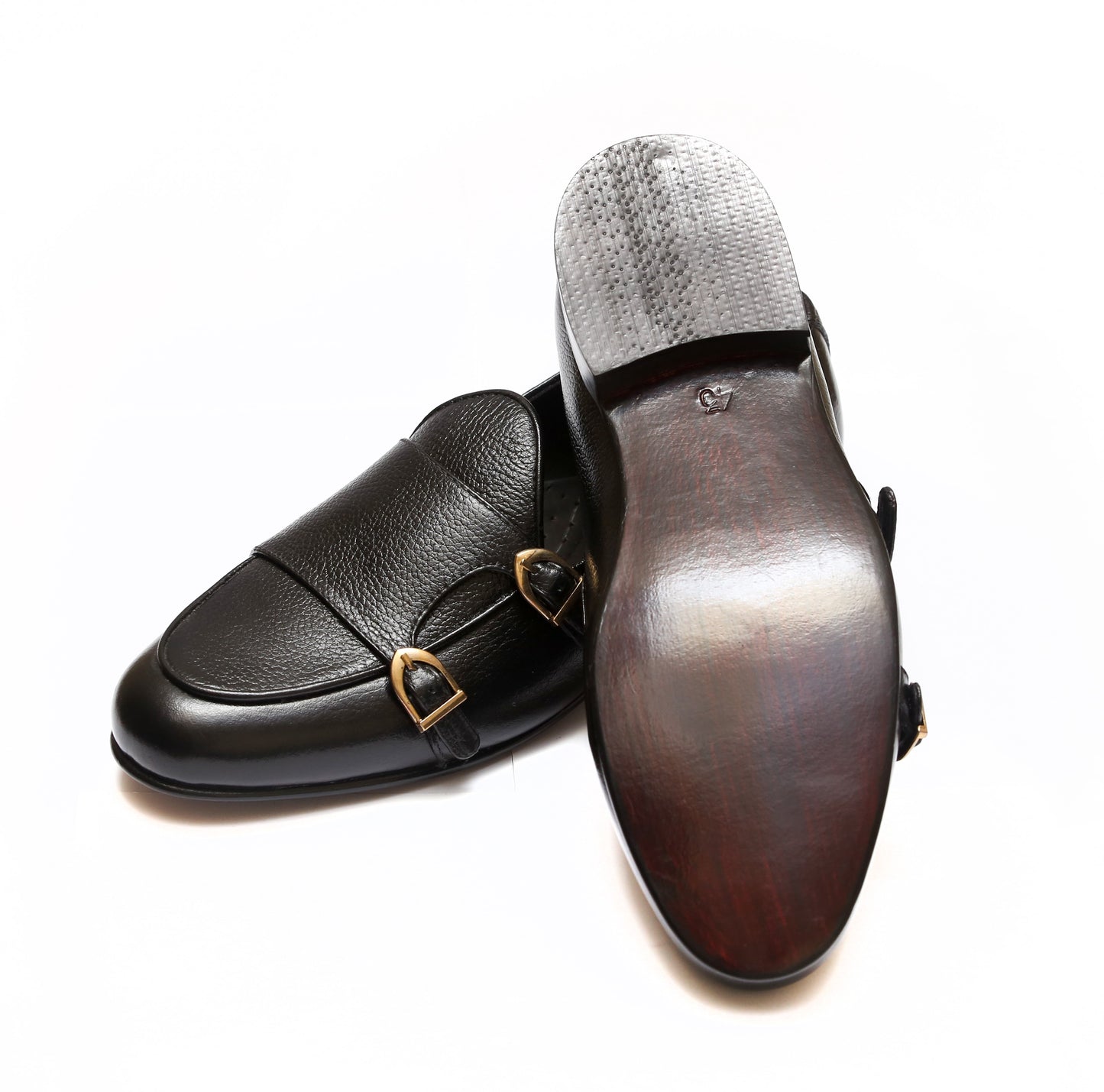 MONK - BLK (cow leather hand crafted)